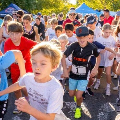 St. Helena Hometown Harvest Festival 5k Race And 1mi Fun Run/walk