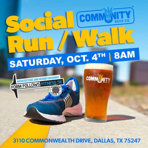 Fff5k & Community Beer Company Social Run/walk - World Architecture Day