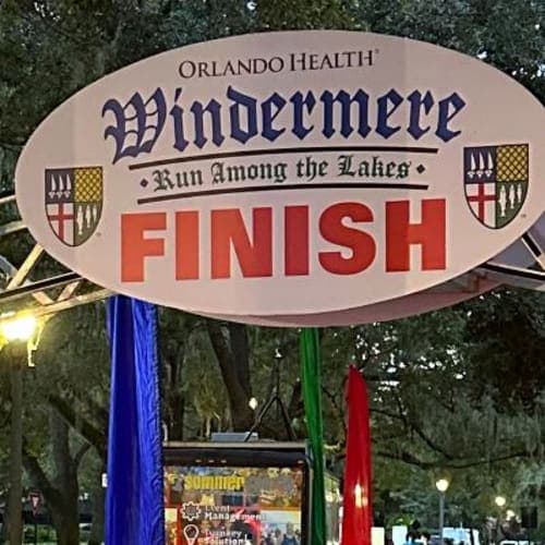 2025 Town Of Windermere Centennial Celebration Orlando Health 5k/10k Run Among The Lakes
