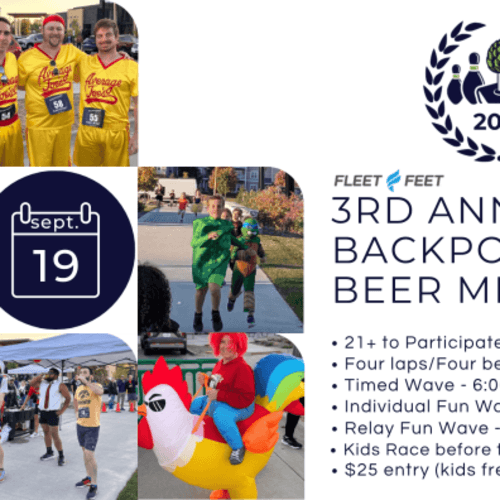 3rd Annual Backpocket Beer Mile