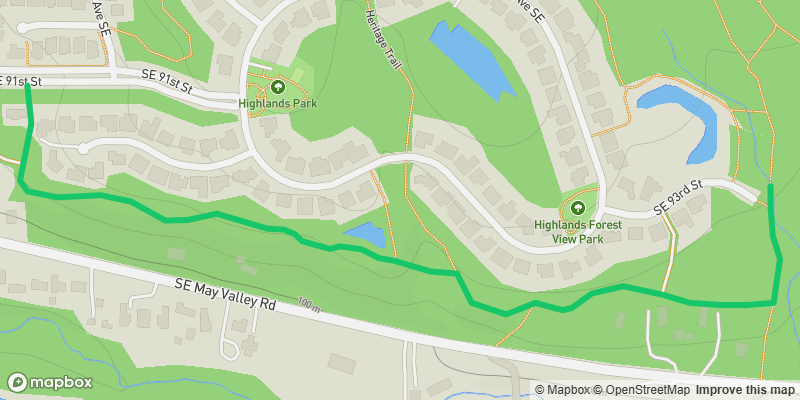Map preview of Highlands Trail