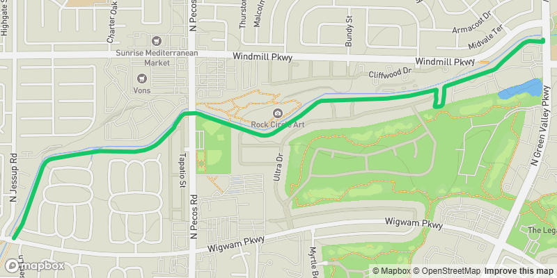 Map preview of Pittman Wash Trail
