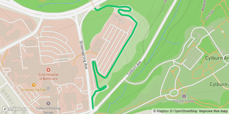 Map preview of Jones Falls Trail