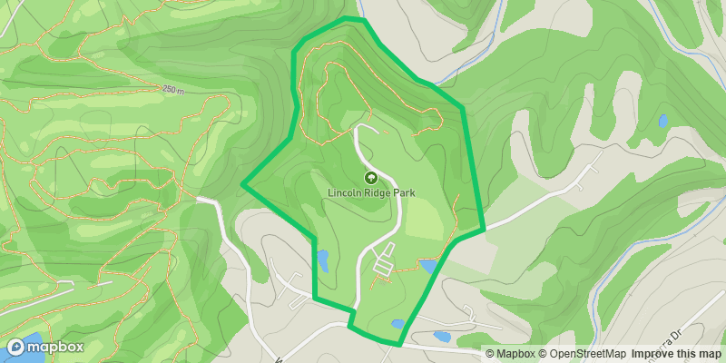 Map preview of Lincoln Ridge Park