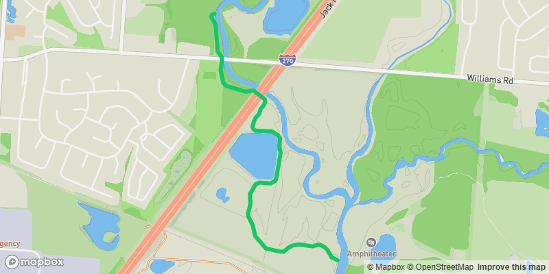 Map preview of Alum Creek Trail