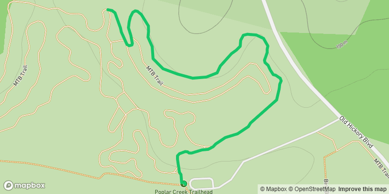 Map preview of MTB Trail