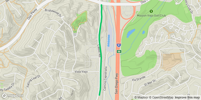 Map preview of Oso Creek Trail