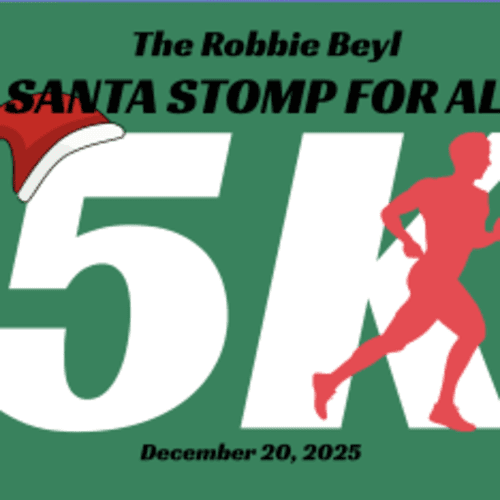 Robbie Beyl Santa Stomp For Als 5k Run/walk