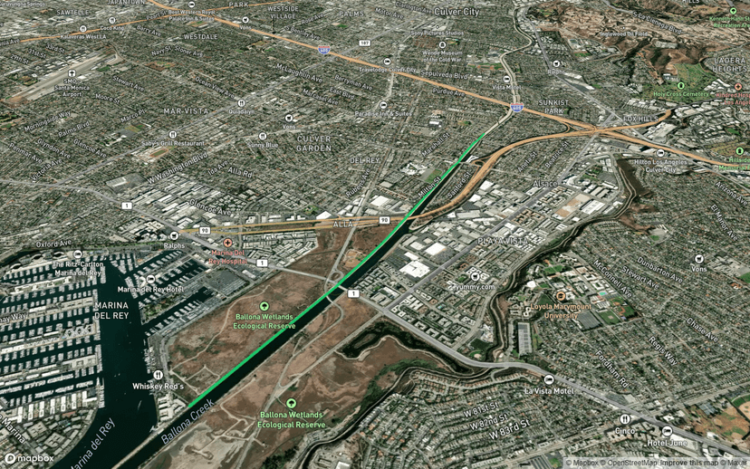 Ballona Creek Bike Path