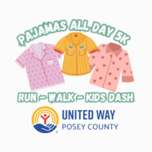 United Way Of Posey County Pajamas All Day 5k/1 Mile Walk & Kids Dash