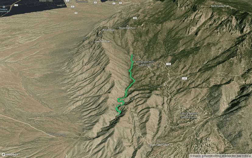 Juan Tabo Canyon Trail