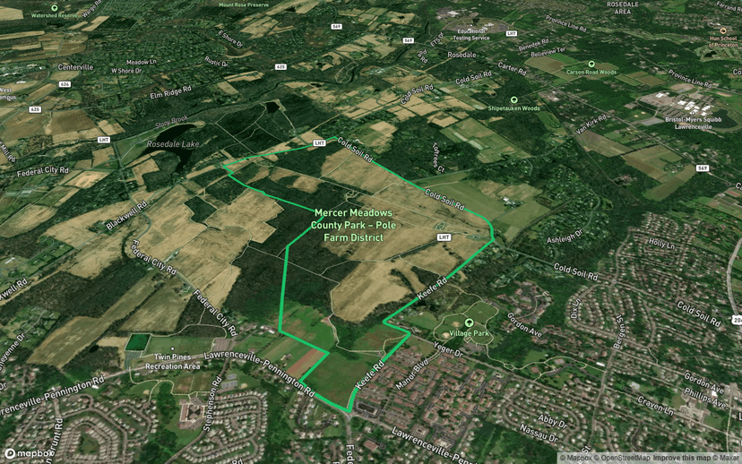 Mercer Meadows County Park - Pole Farm District