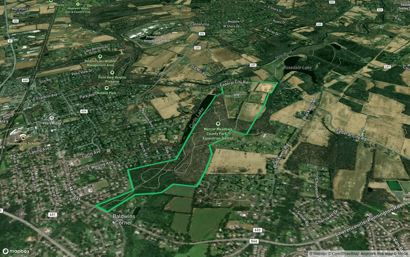 Mercer Meadows County Park - Equestrian District