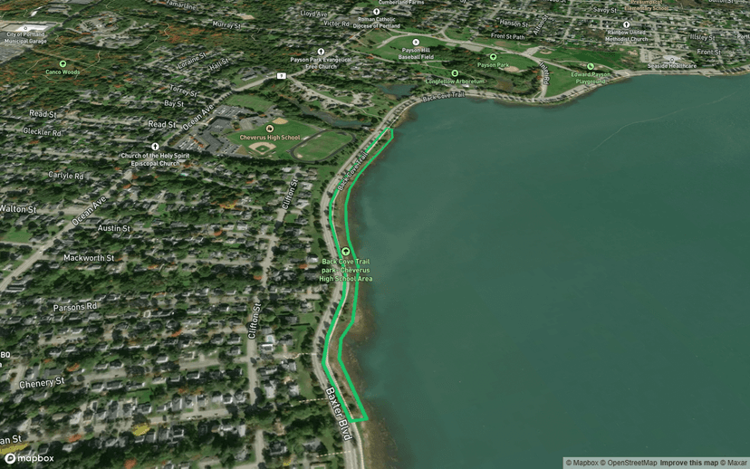Back Cove Trail park- Cheverus High School Area