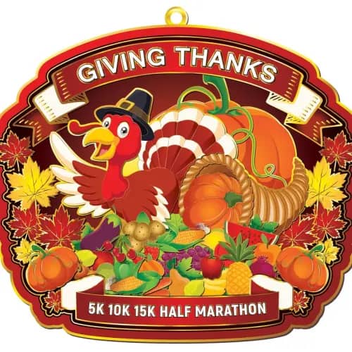 Giving Thanks 5k, 10k, 15k, Half Marathon