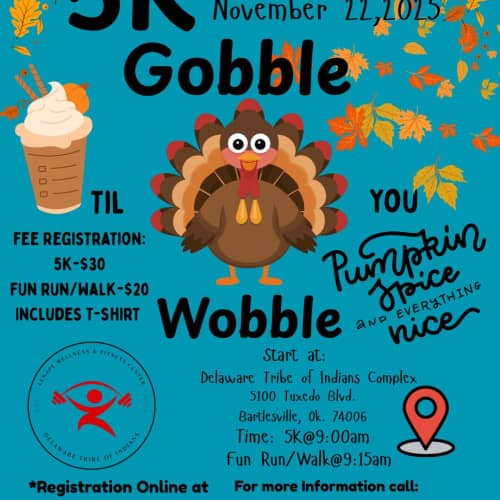 Gobble Til You Wobble 5k And Fun Run/walk
