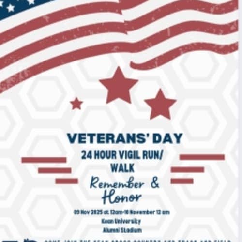 Kean University: Veteran’s Day 24 Hour Vigil Run