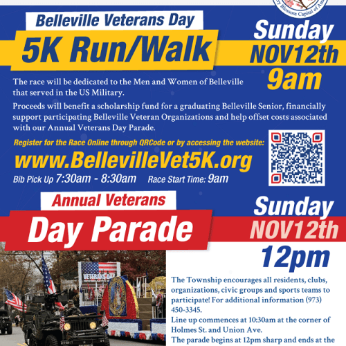 Belleville Veterans Day 5k Run / Walk