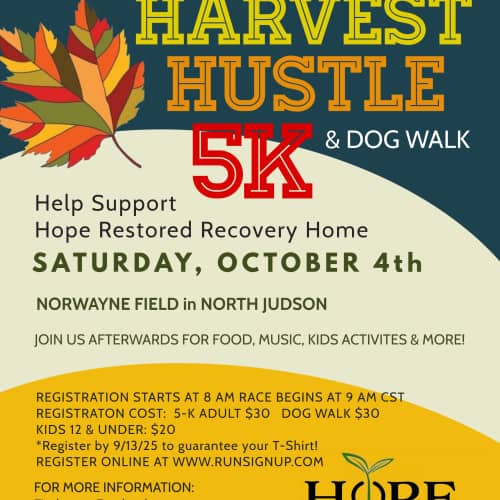 Harvest Hustle 5k Run/walk