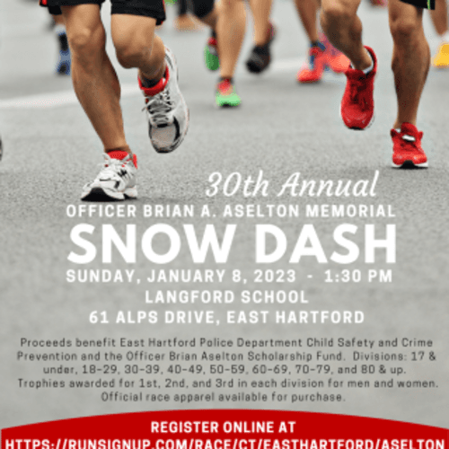 Brian Aselton East Hartford 5k Snow Dash