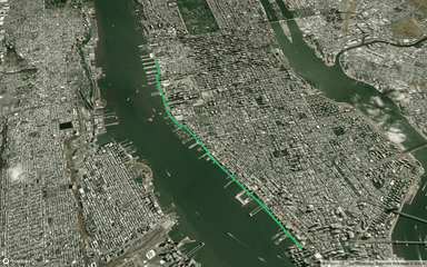 Hudson River Park Esplanade